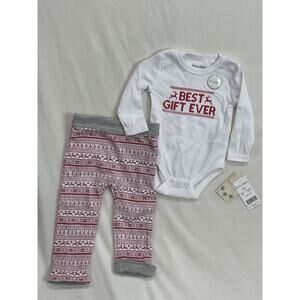 Harry And Violet Baby Christmas Outfit Size 9-12 Months Reversible Pants
